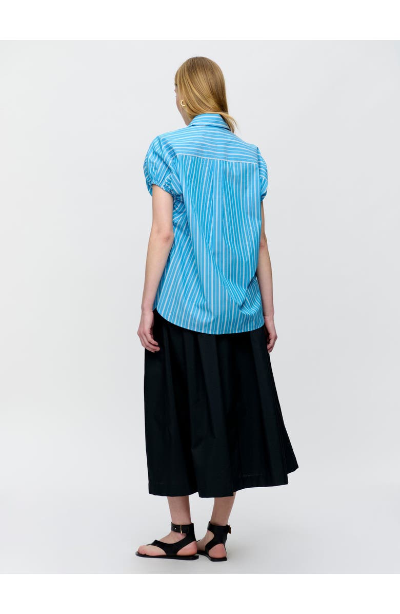 Callas Milano Lecce Capsleeve shirt, Alternate, color, Blue Stripe