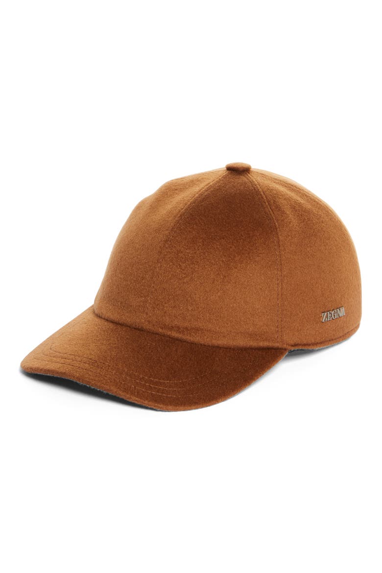 Cashmere Baseball Cap, Main, color, VICUNA