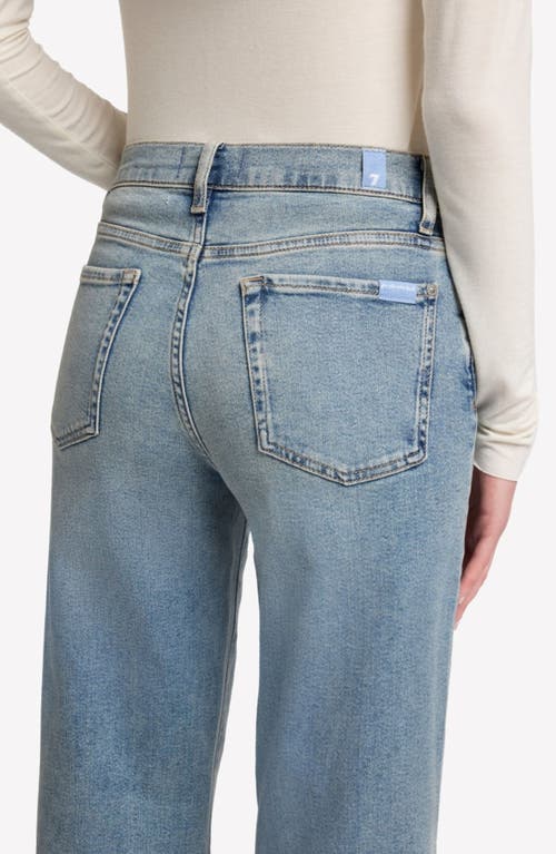 7 For All Mankind Alexa High Waist Straight Leg Jeans In Blue