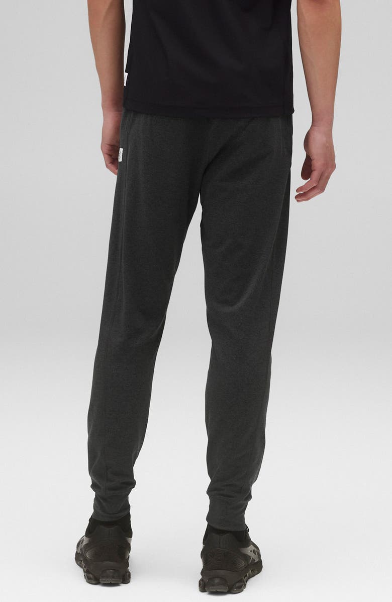 Reigning Champ Recovery Brushed Jersey Joggers, Alternate, color, Heather Black