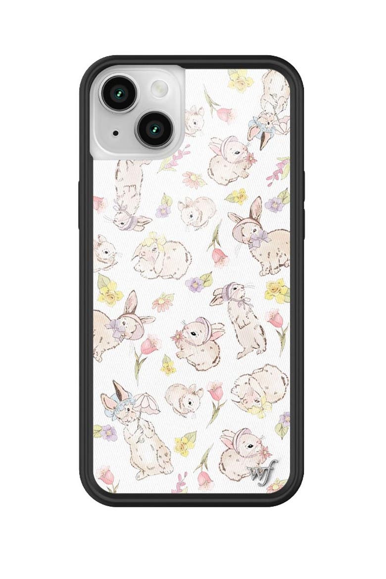 Bunnies in Bonnets iPhone Case, Main, color, White