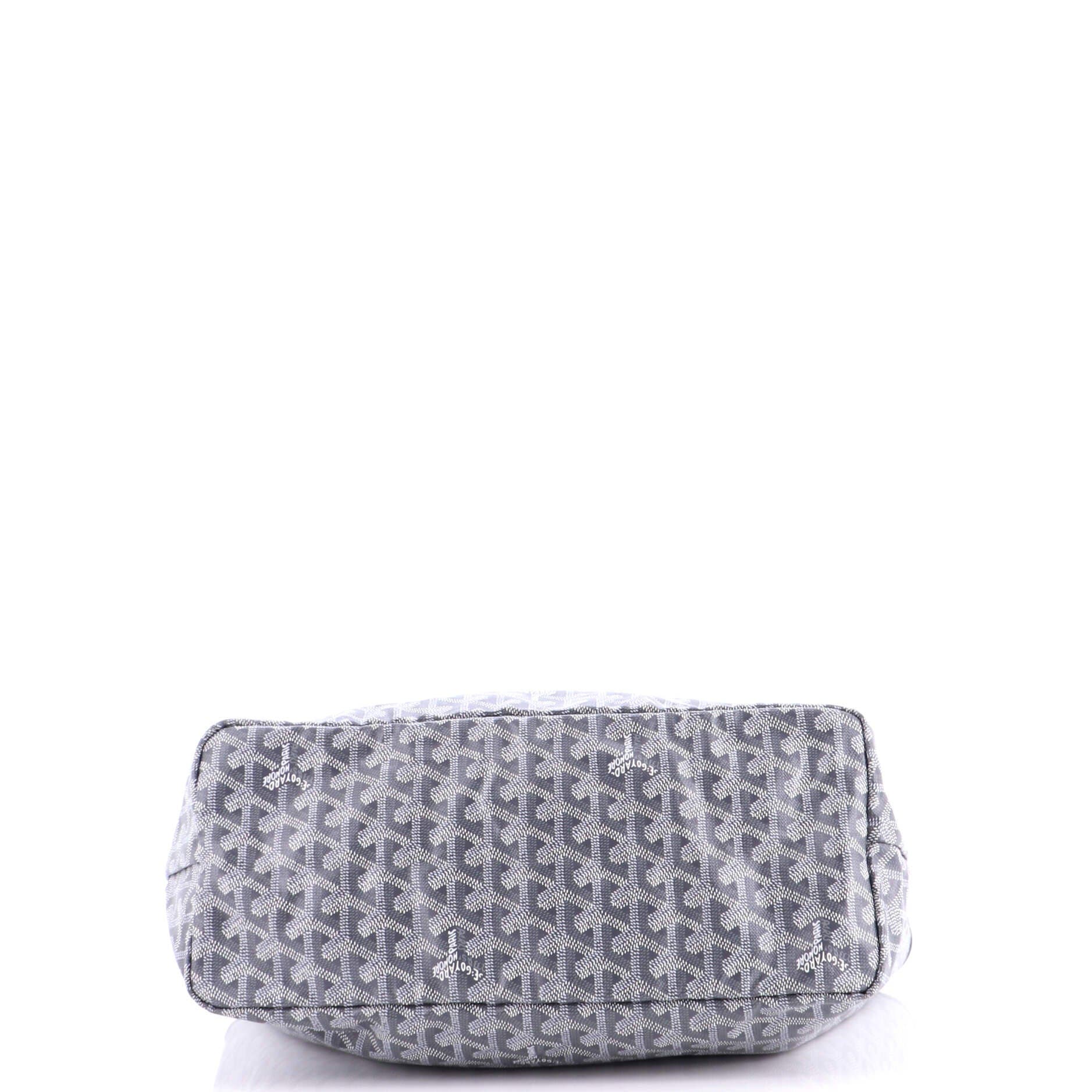 Pre-Owned Goyard Saint Louis Tote Coated Canvas PM, Alternate, color, Gray