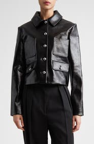Altuzarra Astley Lambskin Leather Jacket