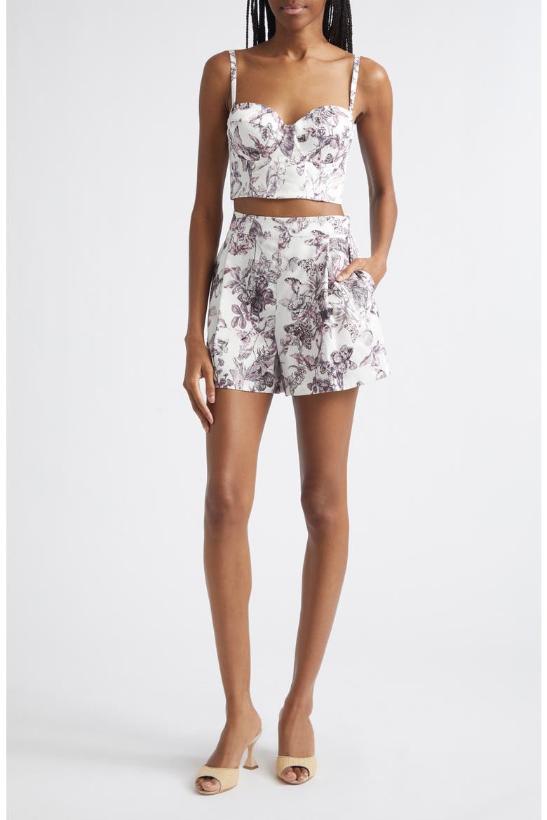 Sonya Butterfly Print Bralette, Alternate, color, VIN WHT WTRCOLOR BFLY