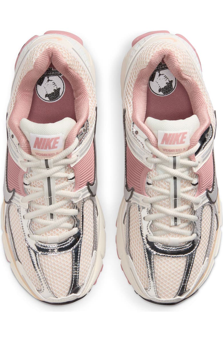 Nike Zoom Vomero 5 Sneaker, Alternate, color, Sail/ Pearl White/ Pink