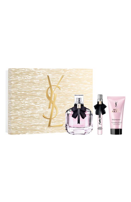 Saint Laurent Yves Mon Paris Eau De Parfum Gift Set In Transparent
