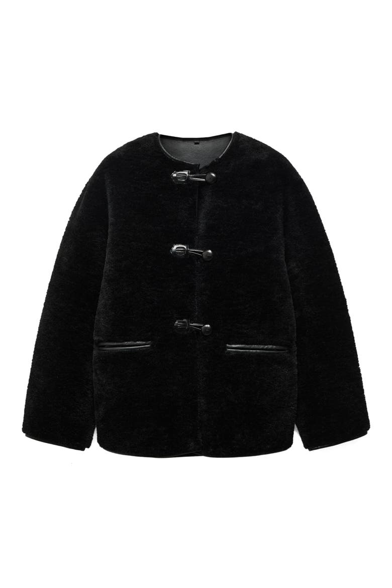 Bethoven Oversize Jacket, Alternate, color, BLACK