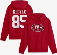 Nike Men's Nike George Kittle Scarlet San Francisco 49ers Name & Number Hoodie