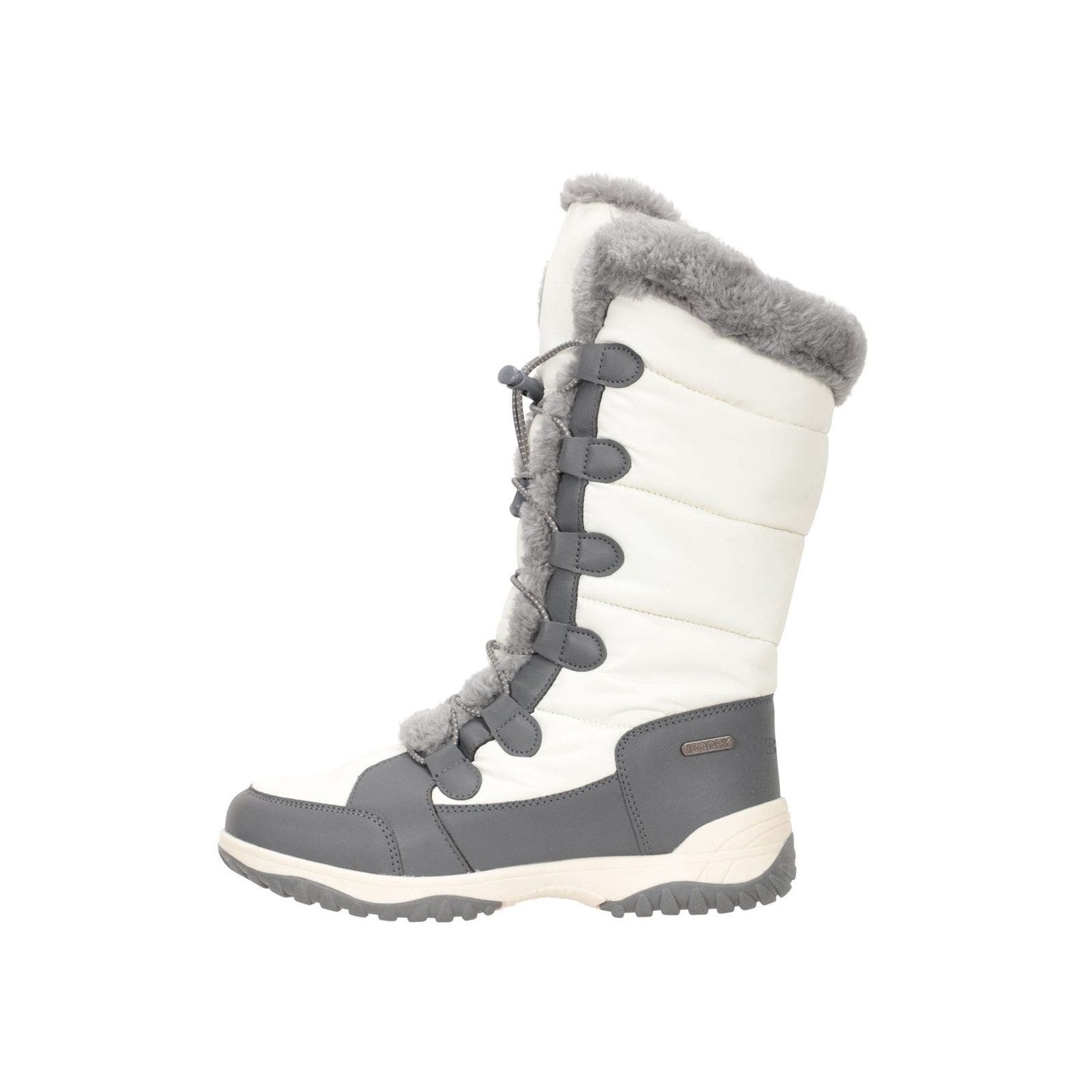 Snowflake Extreme Long Snow Boots, Alternate, color, White