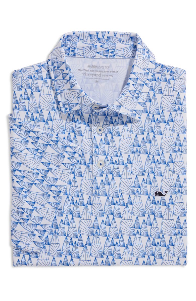 vineyard vines Nautical Print Sankaty Polo, Main, color,
