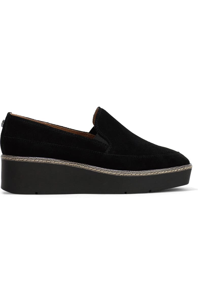 Donald Pliner Wallis Platform Wedge Loafer, Alternate, color, Black