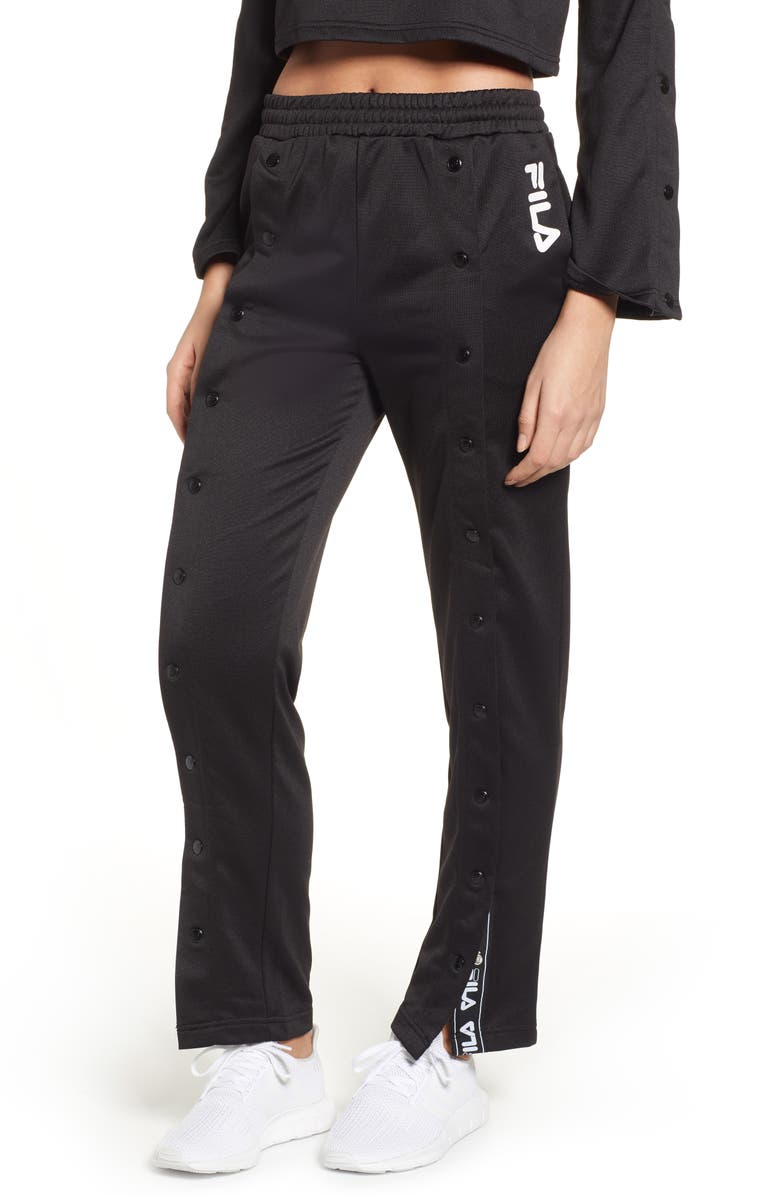 FILA Alice Snap Front Track Pants, Main, color, 