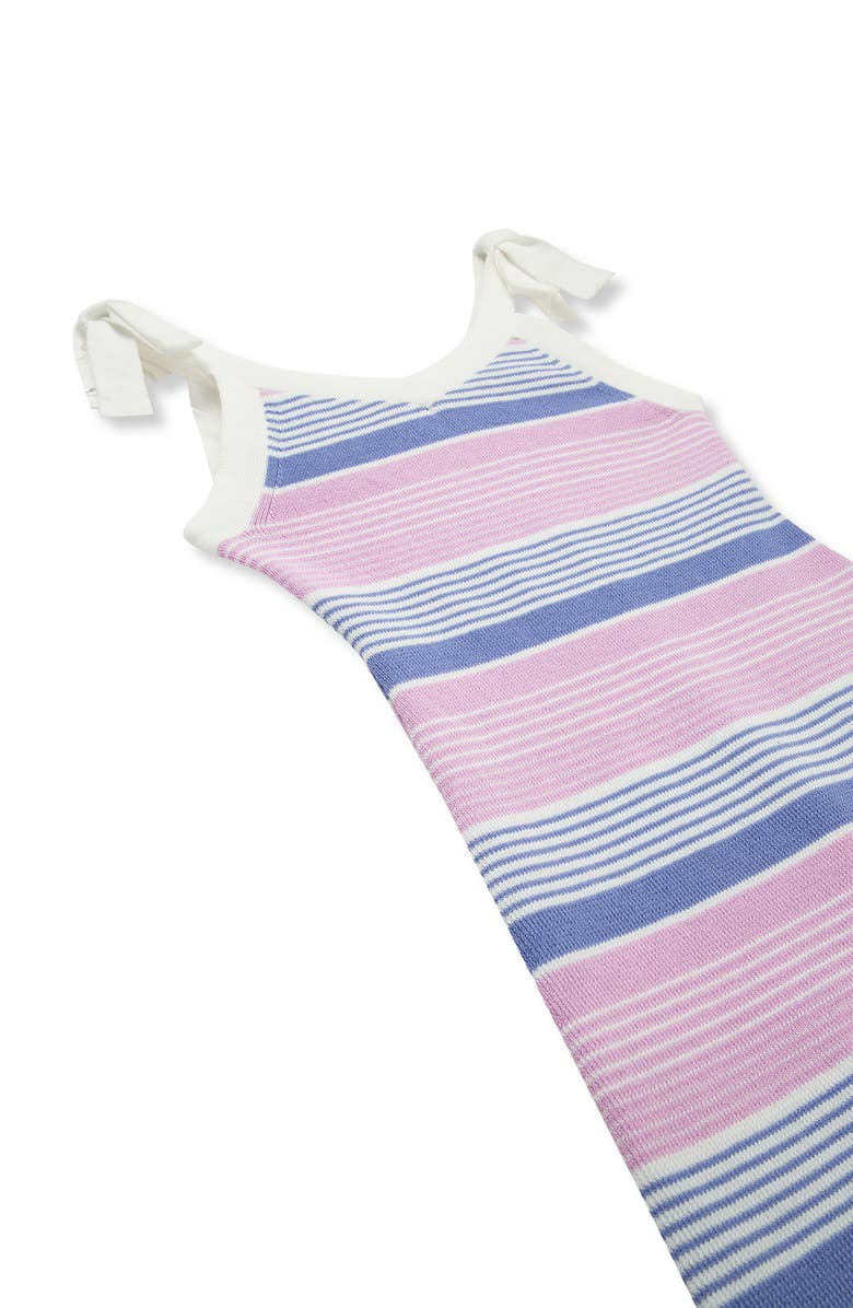 Habitual Kids' V-Neck Stripe Knit Dress, Alternate, color, Multi