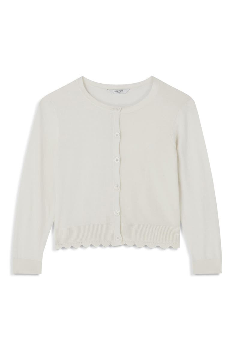 Vanessa Crewneck Cardigan, Alternate, color, IVORY