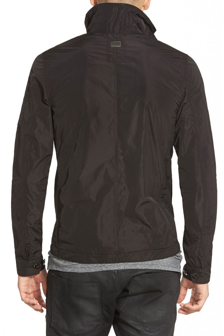 'Recolite' Lightweight Military Jacket, Alternate, color, BLACK