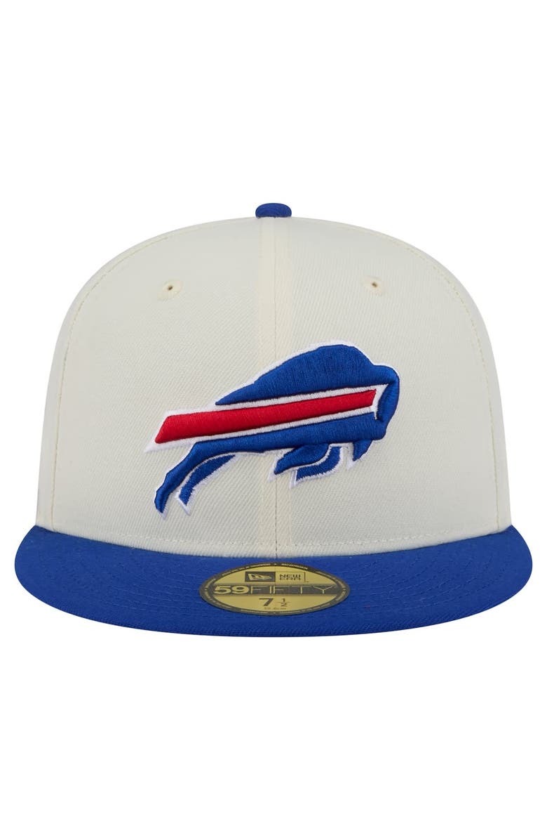 New Era Men's New Era  White/Royal Buffalo Bills Main 59FIFTY Fitted Hat, Alternate, color, 