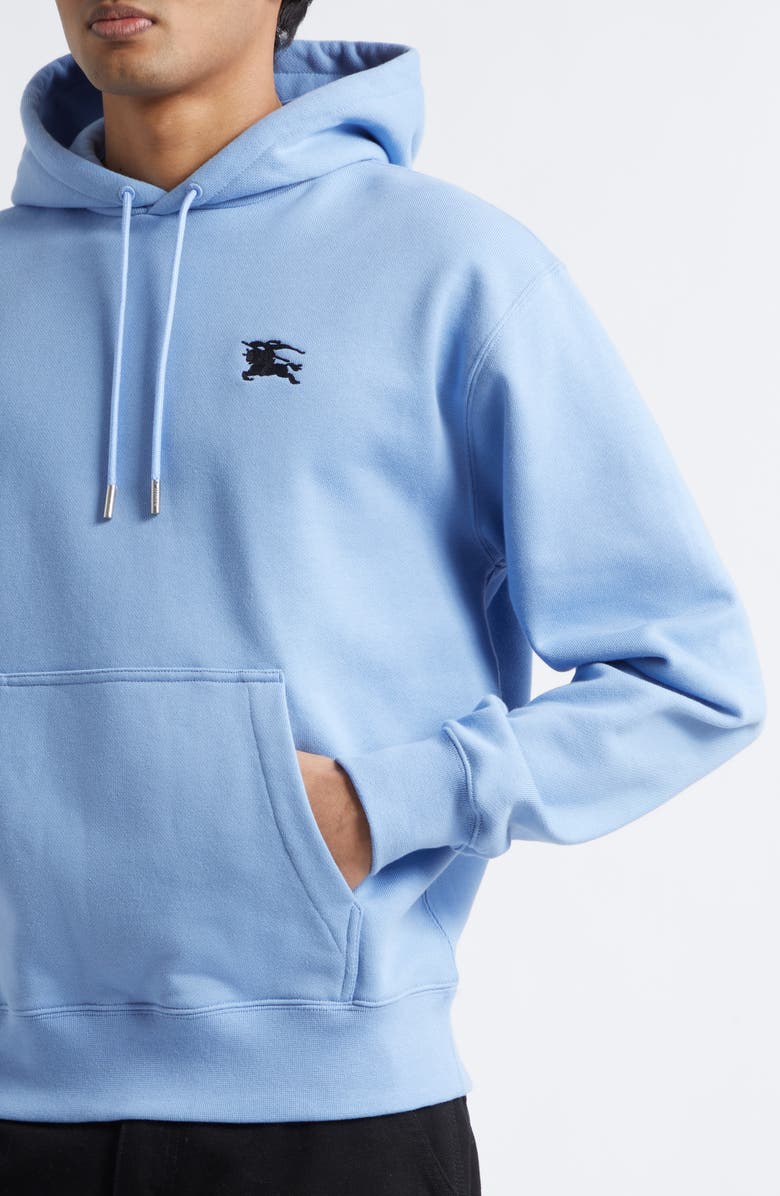 Burberry Reilly EKD Stamp French Terry Hoodie, Alternate, color, Cornflower Blue