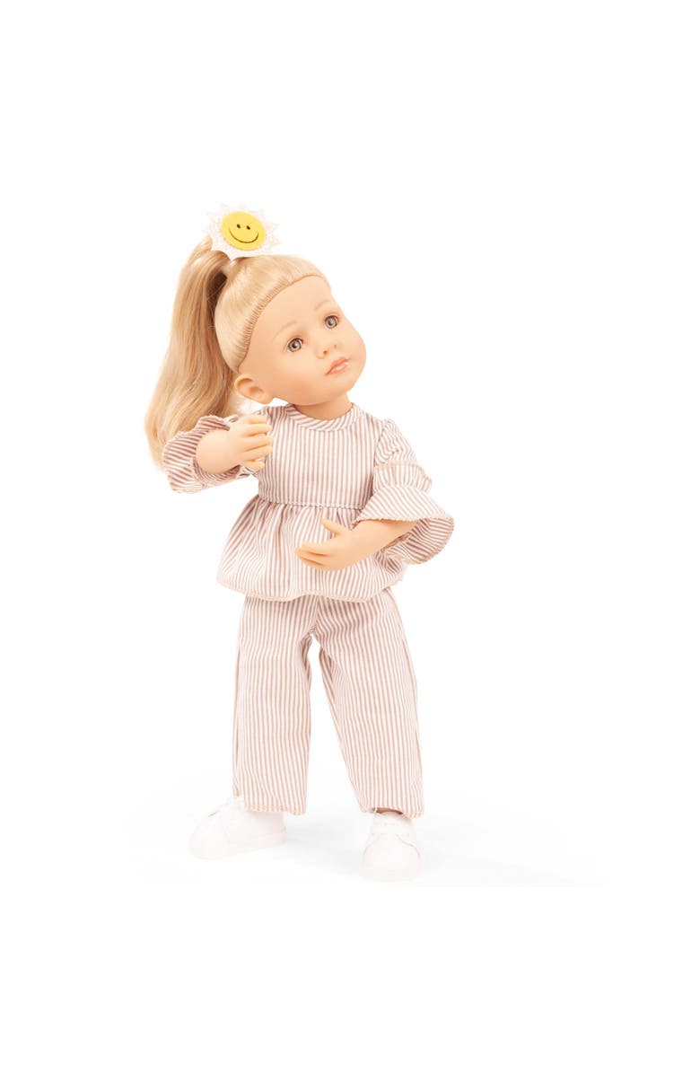 Gotz Little Kidz Lotta Sunshine 14 Inch Standing Poseable Doll, Beige Outfit Toy, Main, color, Multicolored