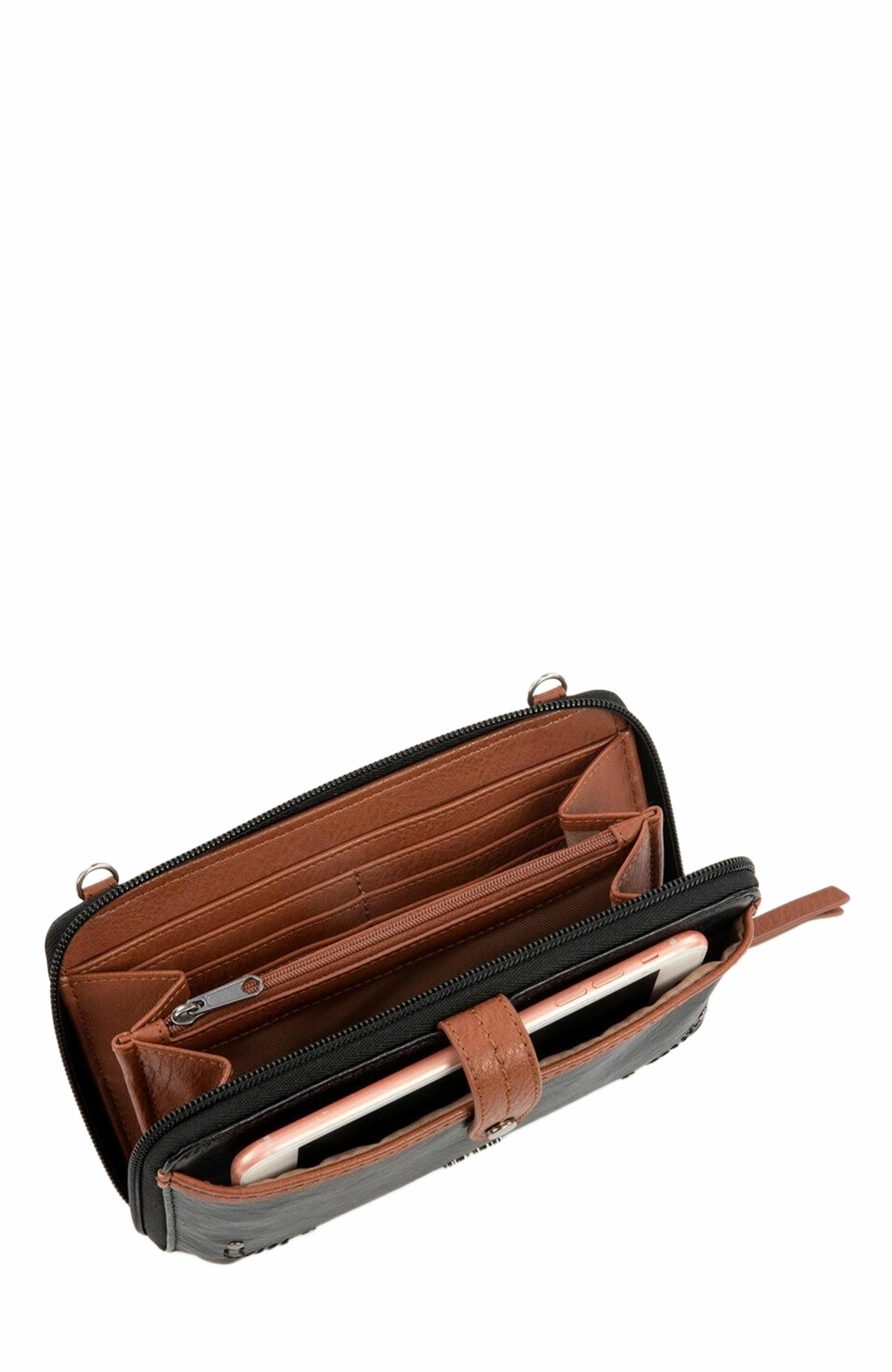 The Sak Iris Smartphone Crossbody Bag, Alternate, color, Black Onyx