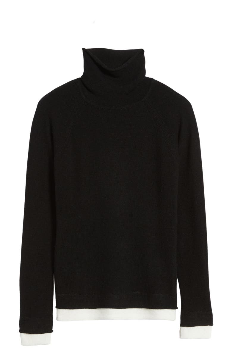 Griffen Wool & Cashmere Turtleneck Sweater, Alternate, color, 