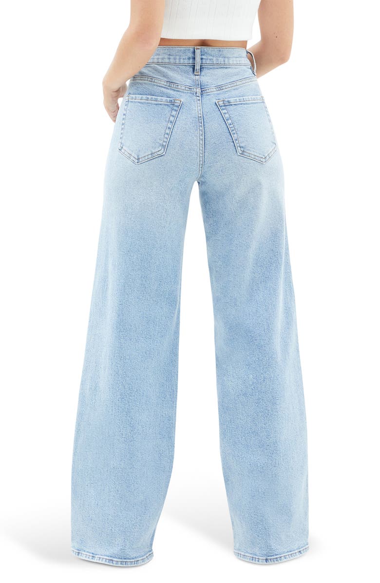 PacSun Patrice Stretch Wide Leg Jeans, Alternate, color, Medium Indigo