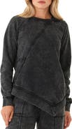 Threads 4 Thought Ryssa Mineral Wash Cotton Blend Asymmetric Sweatshirt