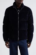 Moncler Besbre Quilted Corduroy Short Down Puffer Jacket