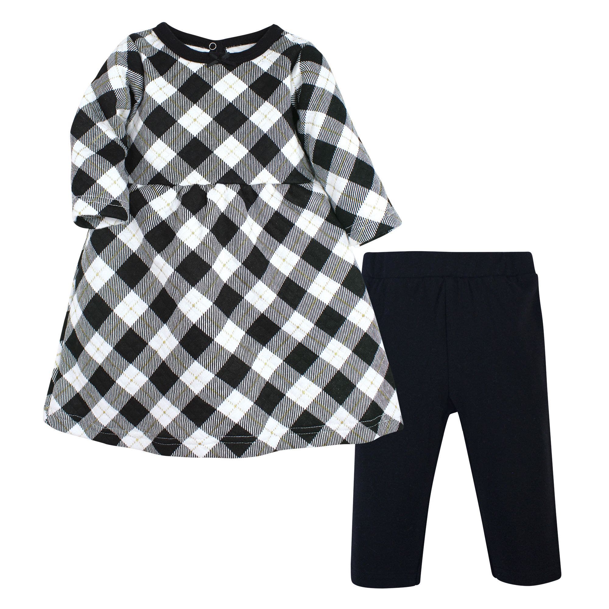 Black Gold Plaid
