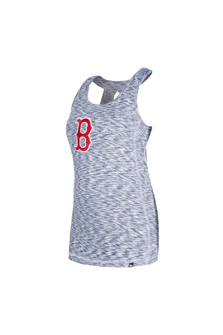 Women's New Era Navy Boston Red Sox Space Dye Keyhole Back Tank Top, Alternate, color, Navy