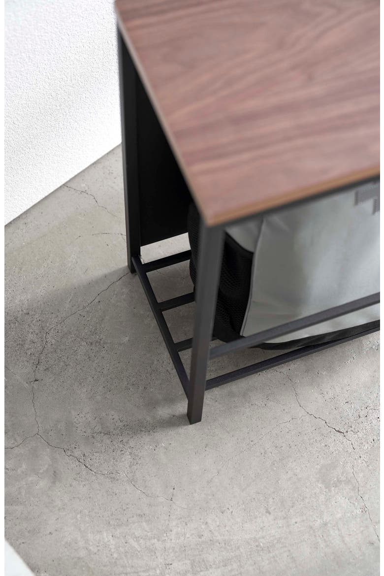 Entryway Storage Bench, Alternate, color, BLACK
