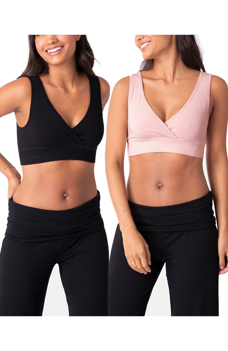 Seraphine Assorted 2-Pack Maternity/Nursing Bras, Alternate, color,