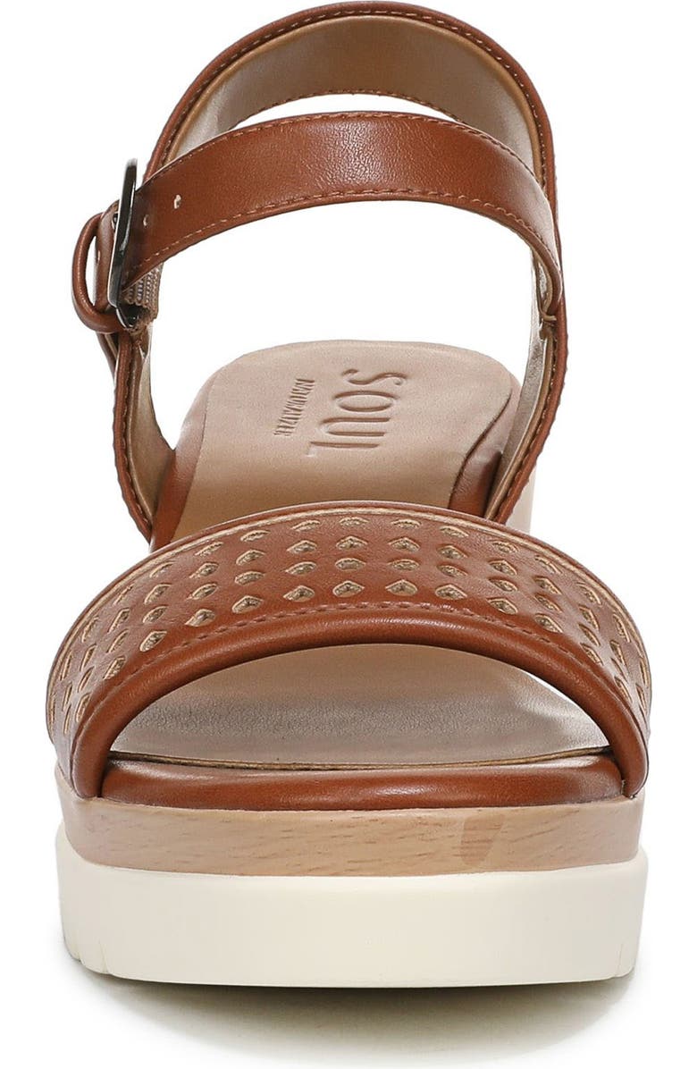 SOUL NATURALIZER Graciela Wedge Sandal, Alternate, color, Walnut