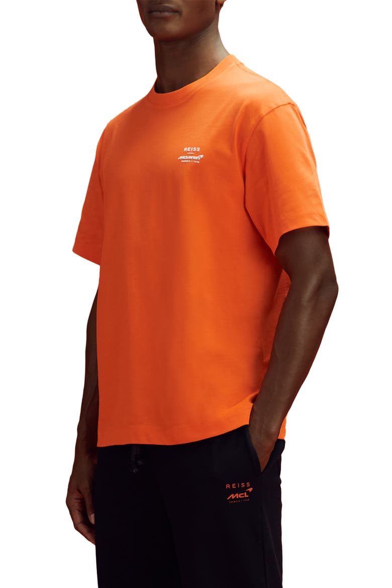 x McLaren Formula 1 Team Collection Cotton Graphic T-Shirt, Alternate, color, PAPAYA