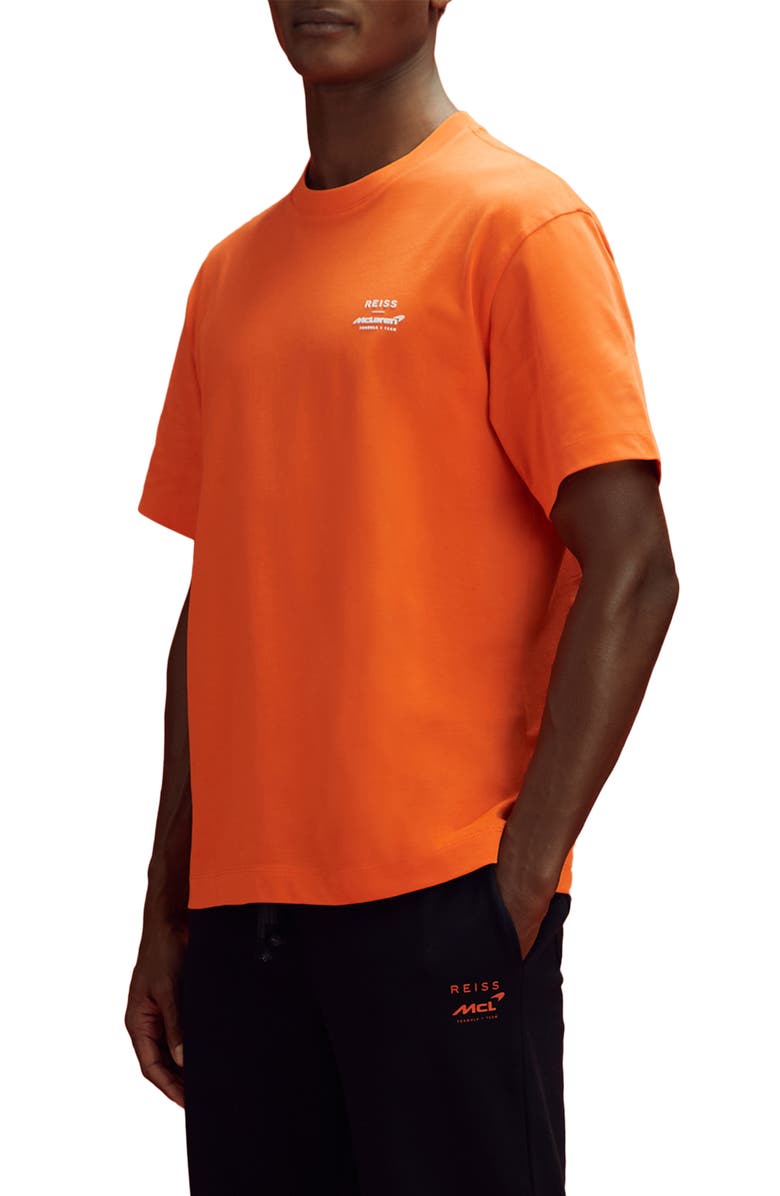 Reiss x McLaren Formula 1 Team Collection Cotton Graphic T-Shirt, Alternate, color, 