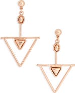 Karine Sultan Geometric Dangle Drop Earrings