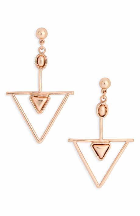 Karine Sultan Geometric Dangle Drop Earrings