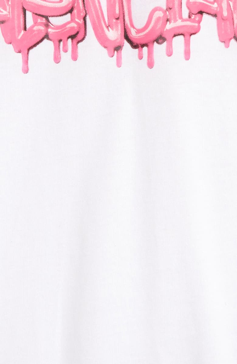 Balenciaga Kids' Slime Logo Cotton Graphic Tee, Alternate, color, 