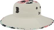 New Era Men's New Era Natural Boston Red Sox Retro Beachin' Bucket Hat