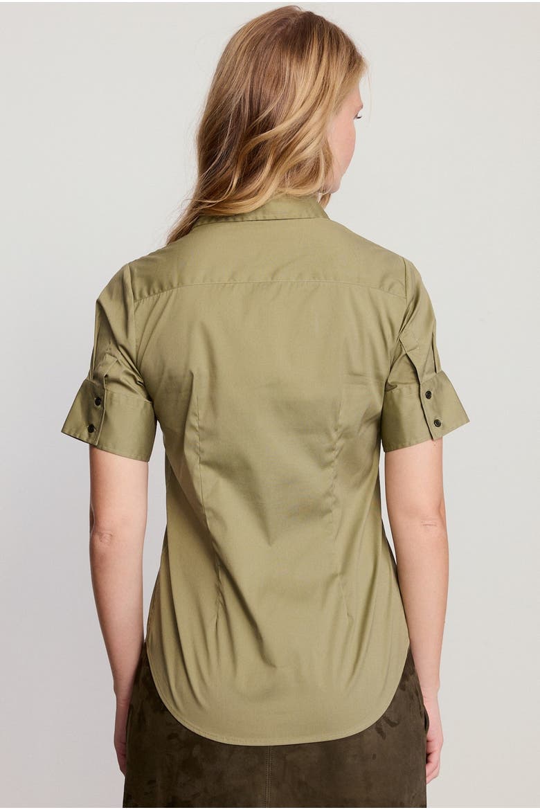 The Short Sleeve Shirt, Alternate, color, Olive