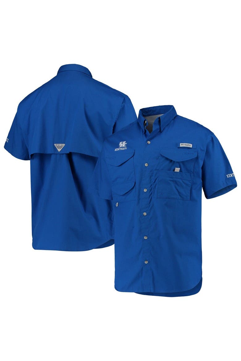 Men's Columbia Royal Kentucky Wildcats Bonehead Shirt, Main, color, Royal