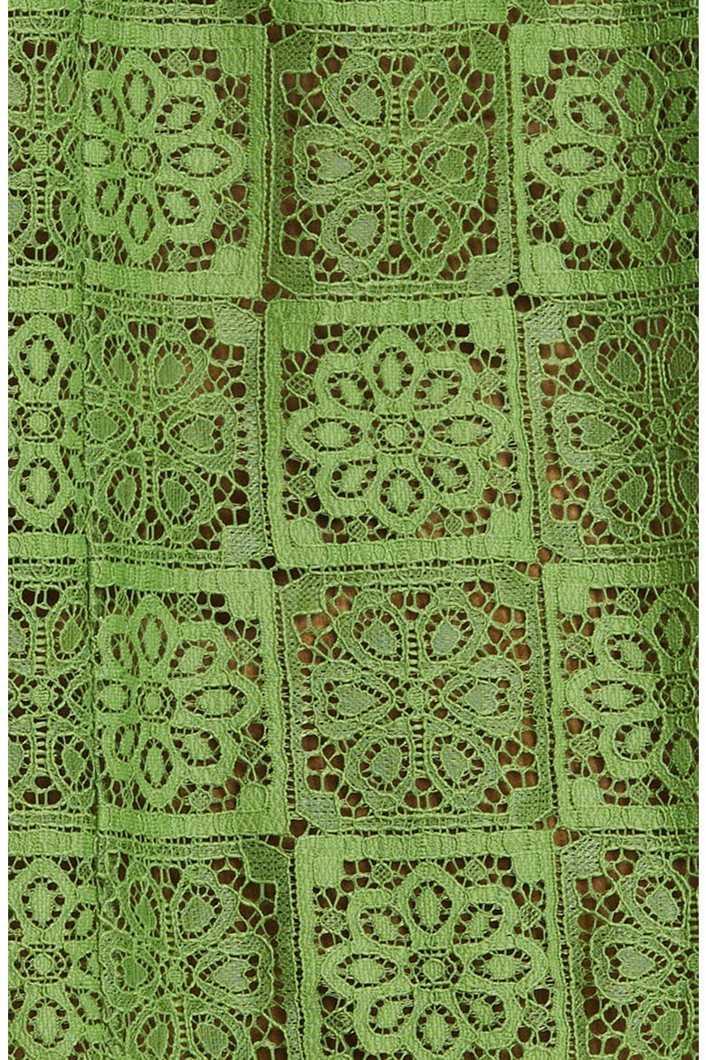 Fan Lace Blouse, Alternate, color, TWIST OF LIME