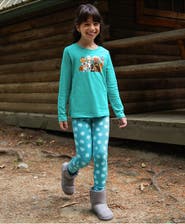 Lands' End Girls Tough Cotton Leggings