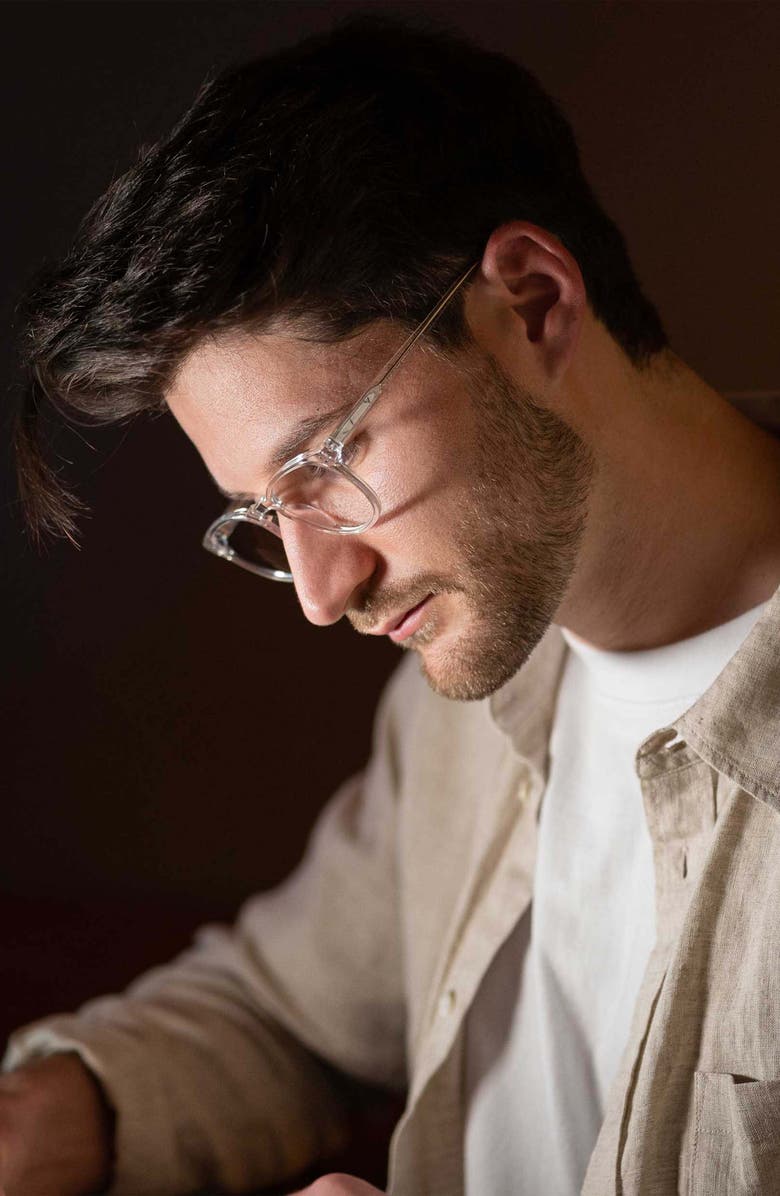 Vincero District 49mm Round Optical Glasses, Alternate, color, 