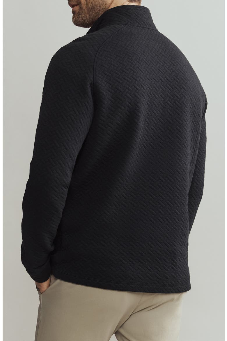 Weekend Quilted Pullover, Alternate, color, BLACK