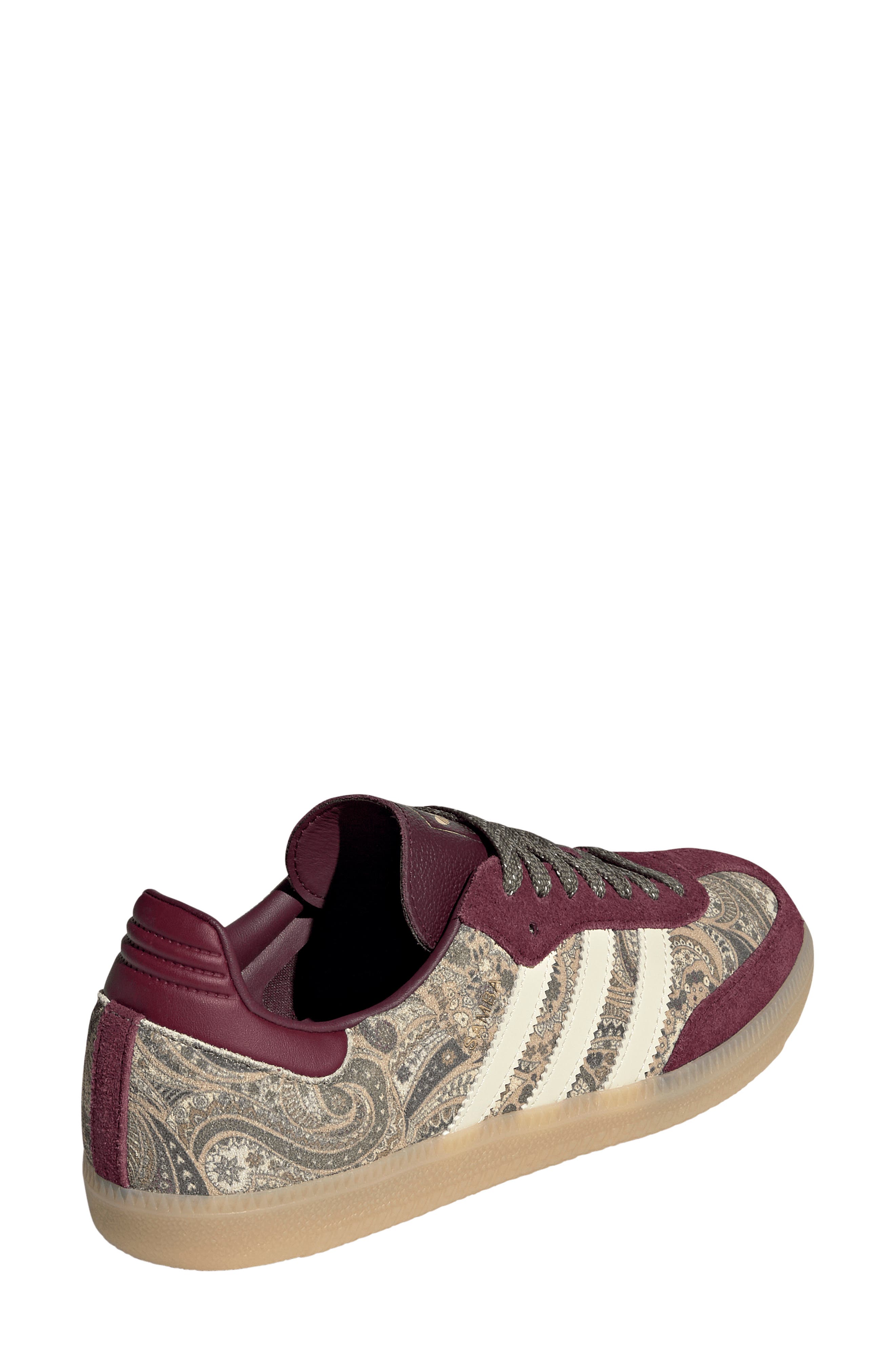 x Liberty London Samba Sneaker, Alternate, color, MAROON/VANILLA/OLIVE