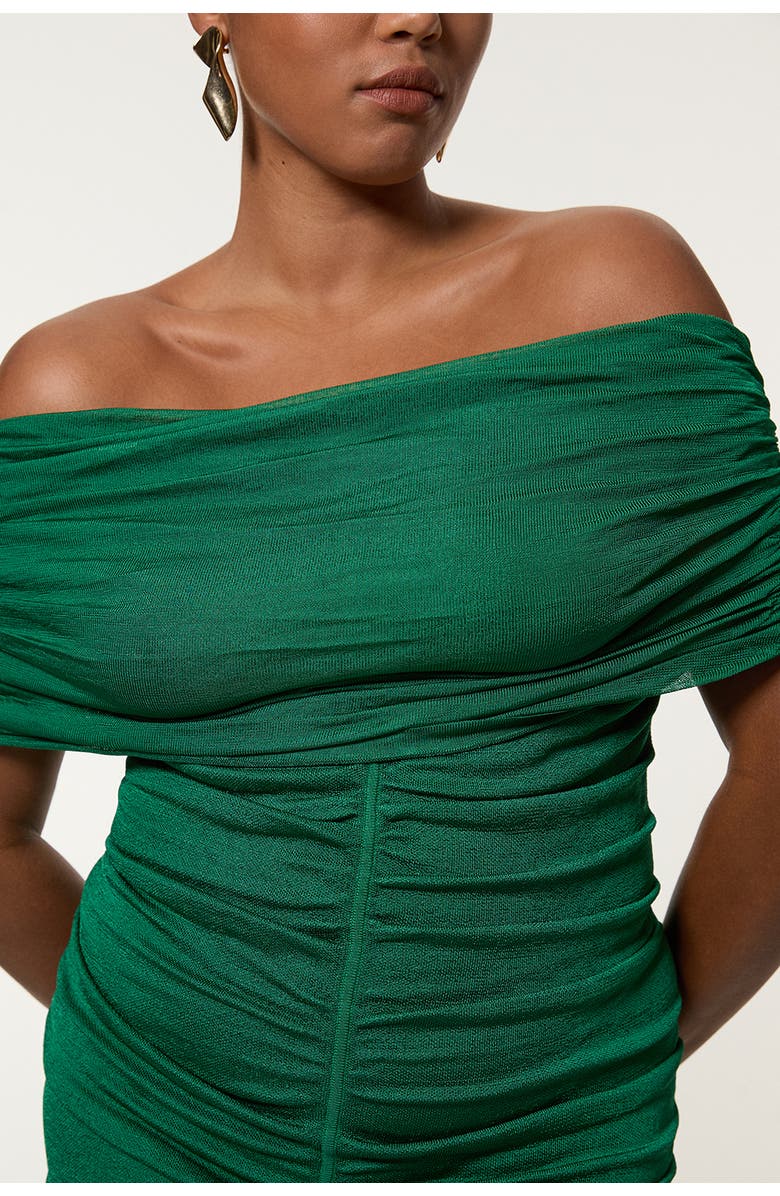 Karen Millen Long Sleeve Maxi Dress, Alternate, color, Green