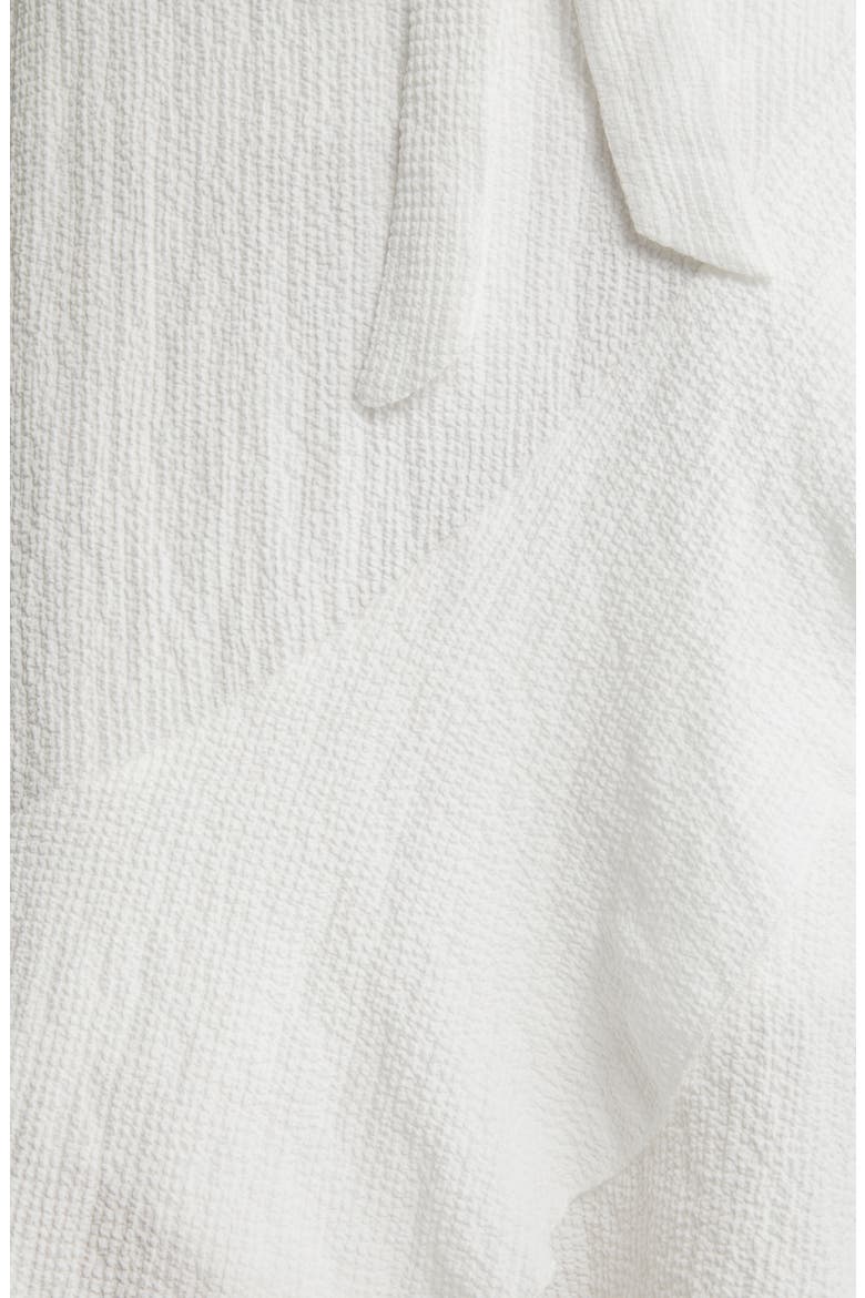 Tie Waist Ruffle Skirt, Alternate, color, BRIGHT WHITE