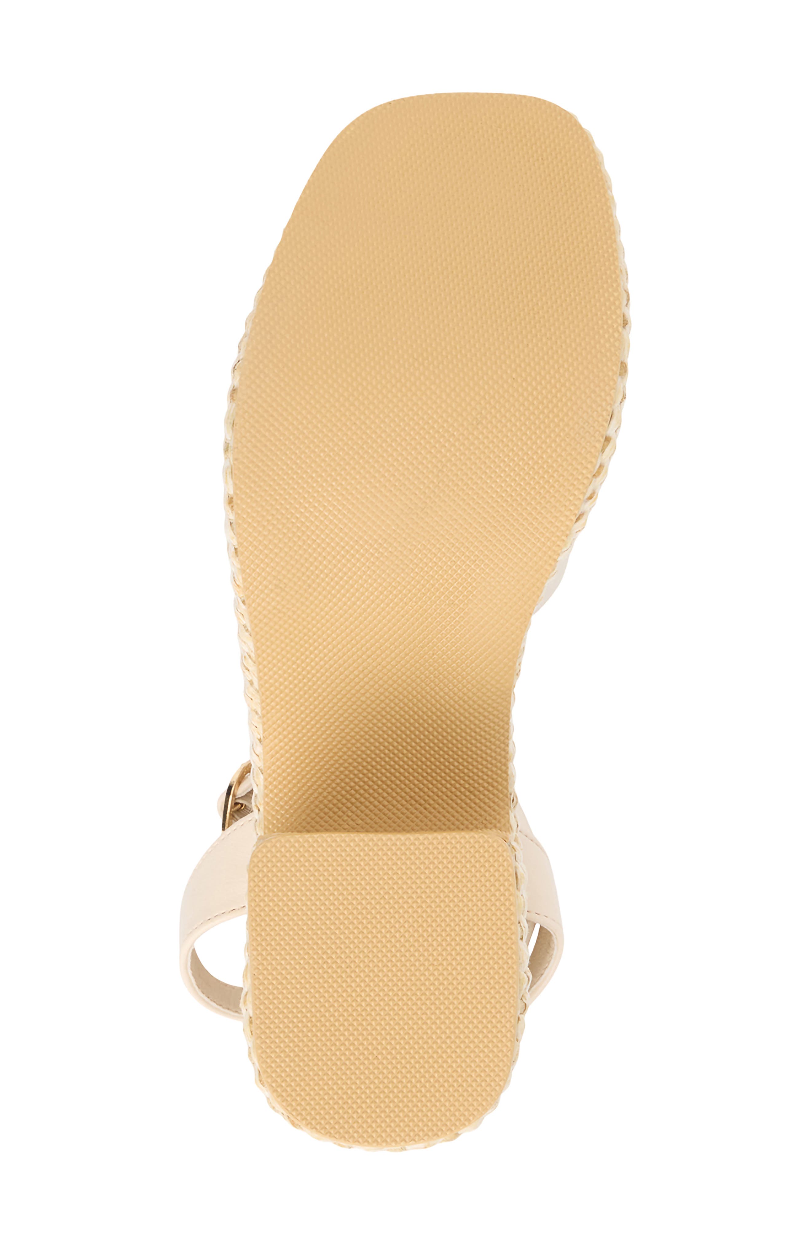 Arden Ankle Strap Platform Sandal, Alternate, color, IVORY
