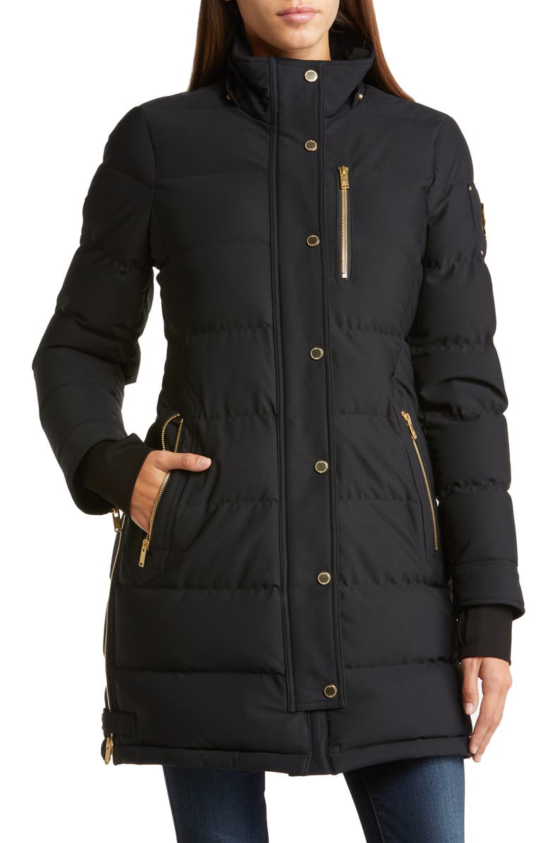 Moose Knuckles Watershed Down Parka with Genuine Shearling Trim, Alternate, color,