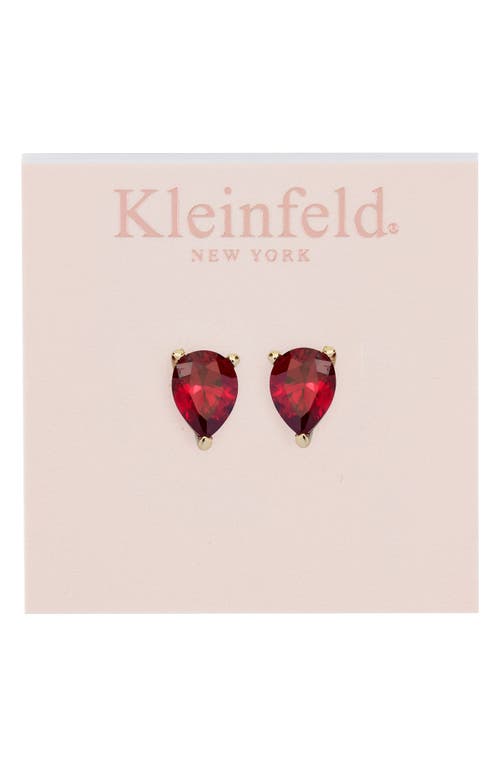 Kleinfeld Cubic Zirconia Small Teardrop Stud Earrings
